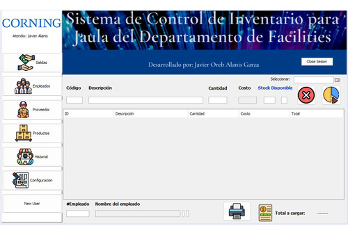 Sistema Control De Inventario
