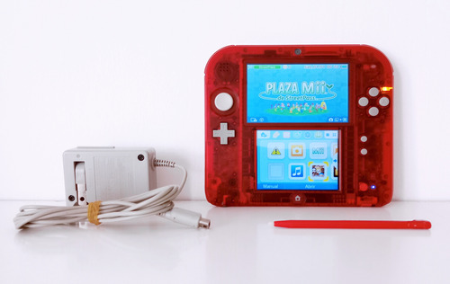 Nintendo 2ds Color Rojo Transparente