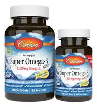 Comprar Carlson Labs Superomega 3 100+30 Sfgels Gelatina Pescado Sabor Sin Sabor