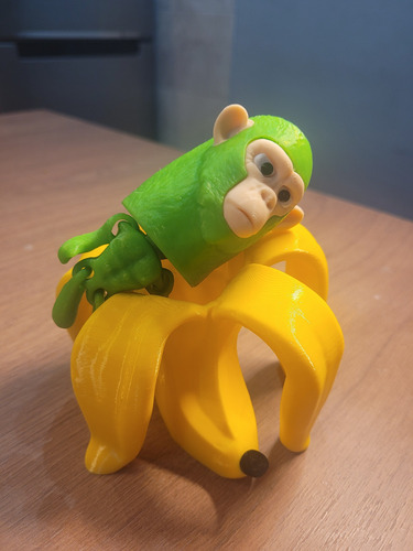 Muñeco 3d Chimpancini Bananini Brainrot Italian