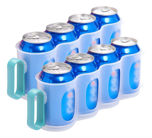 Portable Soda Can Organizer For Refrigerator Clear Plasti