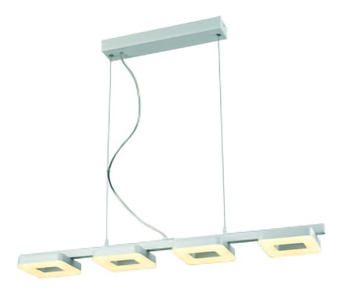 Lampara Moderna Colgante Bahamas 36w Led Aluminio