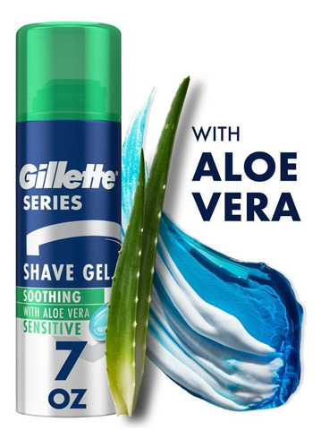 Gillette Series - Gel De Afeitar Con Aloe Vera (198 Gr)