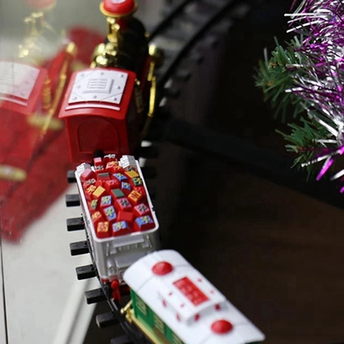 Imagen 3 de 6 de Tren De Navidad Juguetes Eléctricos Decoración De Árbol De N