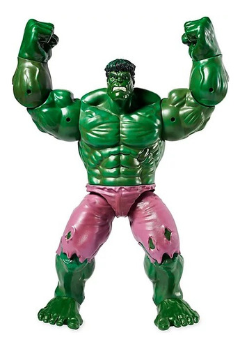 Muñeco Increíble Hulk 40cm Disney Store Avengers Con Sonido