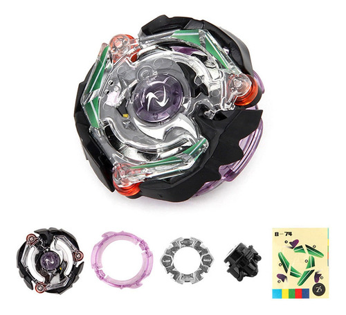 Trompo Dyt Bey Battle B-74 God Kreis Satan Kinetic Satomb Color
