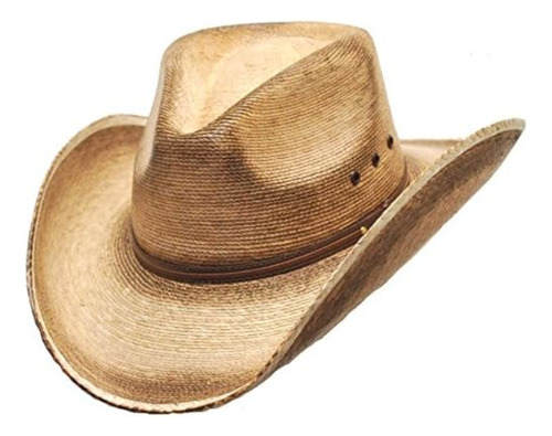 Sombrero Palma Frontal Con Pellizco Western Express, Talla