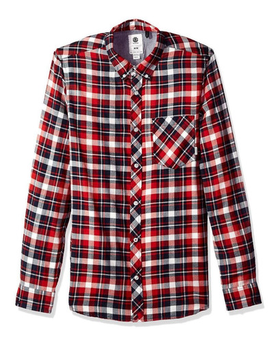 Imagen 1 de 3 de Element Camisa Manga Larga (m560negd)
