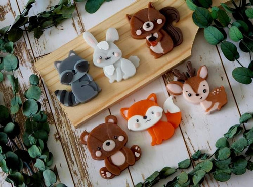 50 Velas Animalitos Bautizo, Comunión,baby Shower,recuerdos