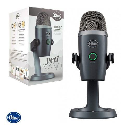 Imagen 1 de 6 de Bc.ec Microfono Usb Blue Yeti Nano Profesional Streaming