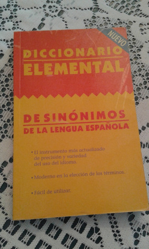 Diccionario Elemental De Sinonimos De La Lengua Española