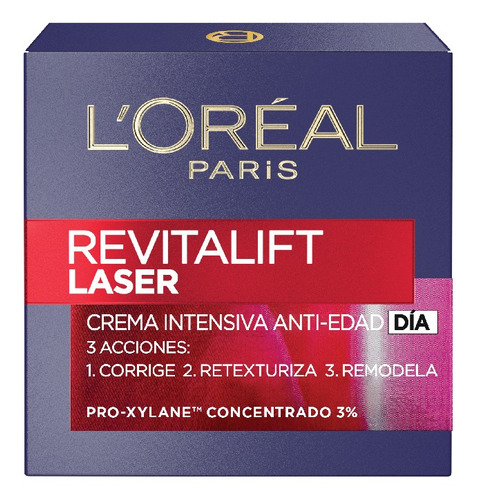 Imagen 2 de 7 de Crema Hidratante Antiarrugas De Día Revitalift Loreal, 50ml