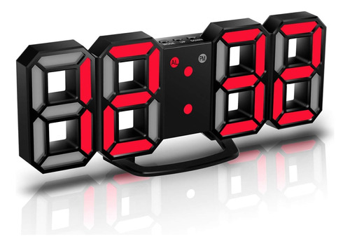 Reloj Digital Despertador Mesa De Noche Led