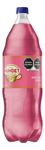 6 Pza Refresco Mundet Sabor Fresa-kiwi 2 L