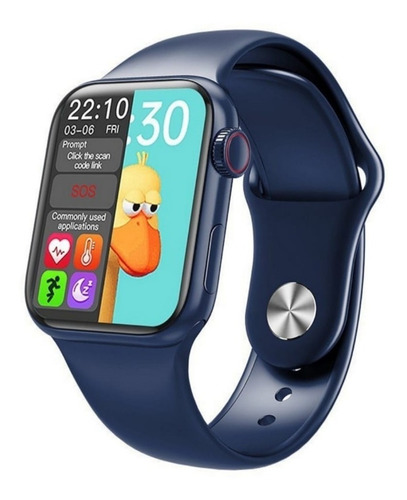 Smartwatch Bluetooth Llamadas Hw12 Pantalla Full Touch Azul