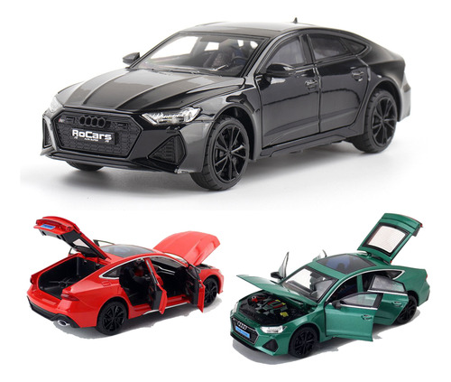 Audi Rs7 Sportback Miniatura Metal Car Con Luz Y Sonido  [u]