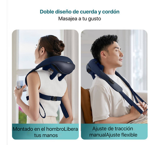 Masajeador Eléctrico Portátil Philips Para Cintura Y Cuello