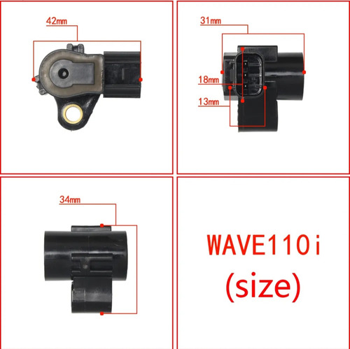 Sensor Tps Tbi Map Híbrido Biz 110i Pop 110i - Fan 125l
