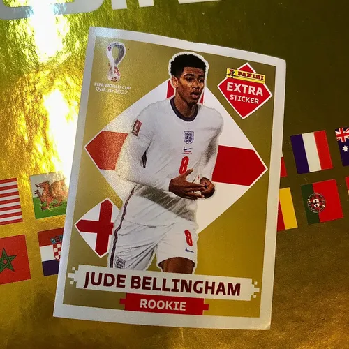 Panini Figurinha Rara Copa Do Mundo Jude Bellingham 2022