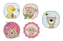 Comprar Matrices Para Maquinas Bordadoras Animalitos Aplique Circulo