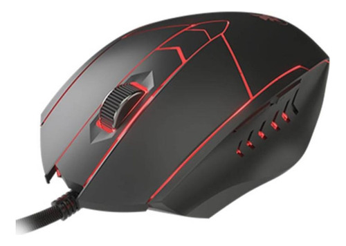 Xtech Stauros - Mouse Silencioso, Gaming, Optico, Iluminado