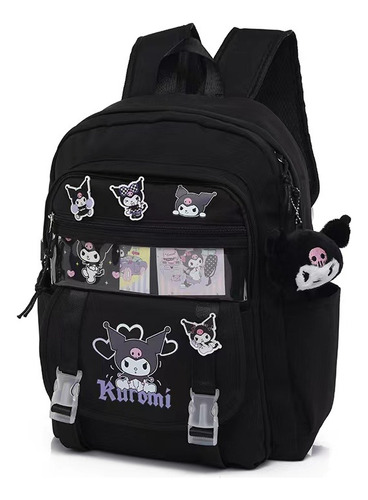 Mochila Escolar Con Estampa De Kuromi