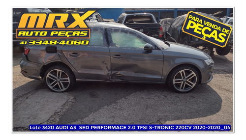 Sucata Audi A3 Sed Perfom 2.0 Tfsi S-tronic 220cv 2020 Pecas