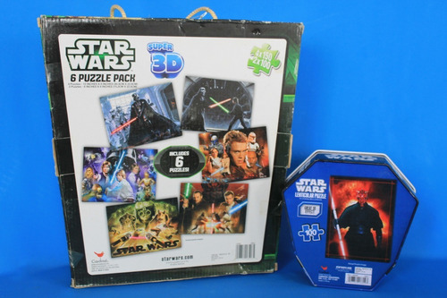 Star Wars Puzzle Pack 7 Rompecabezas Lenticular 3d (Usado)
