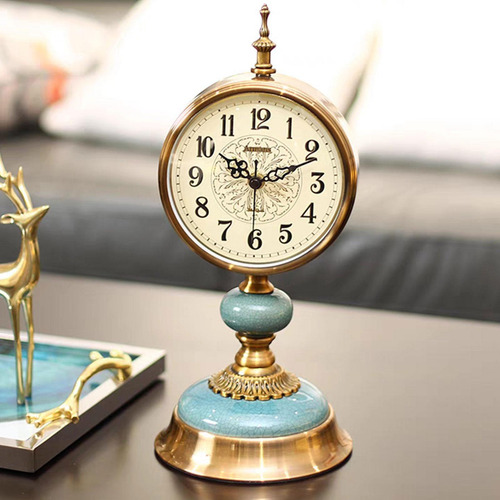 Relógio De Mesa Retrô Decoração Prático Criativo