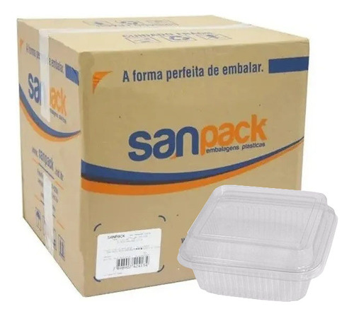 Embalagem Quadrado P/ Doce Pequeno Sanpack S-641 C/300