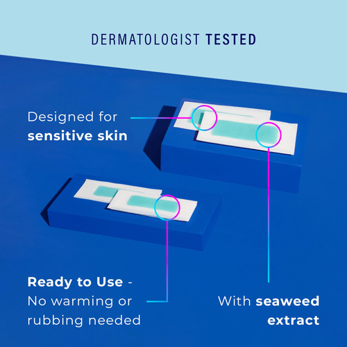 Schick Hydro Silk Waxing Strips For Face ,hair Removal ,eyeb