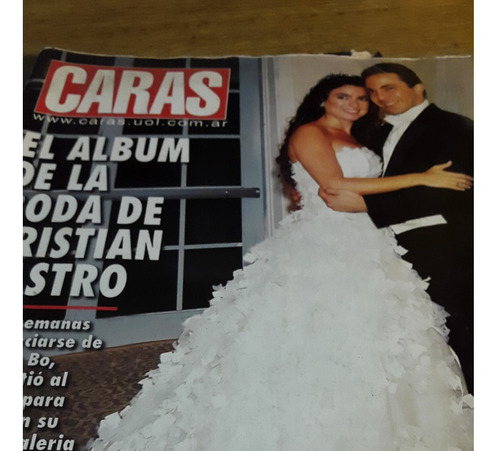 Revista Caras N° 1178  2004 Casamiento Boda Cristian Castro