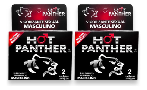 4 Hot Panther Vigo-rizante Masculino + Rendimiento