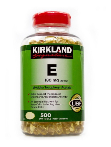Vitamina E Kirkland X 500 Sofgels O - Unidad a $246