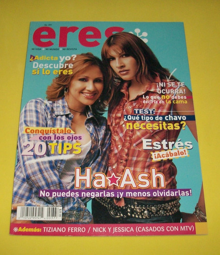 Ha Ash Revista Eres Jessica Simpson Tiziano Ferro Alicia Key