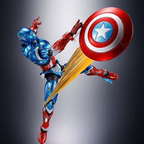 Ms Captain America Sh Figuarts Tech-on Avengers Marvel Aveng