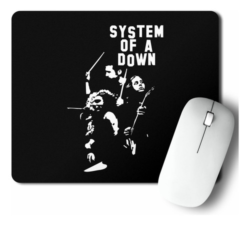 Mouse Pad System Of A Down Silueta (d1450 Boleto.store)