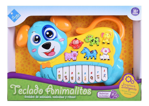 Piano Animalitos Con Luces Y Sonido El Duende Azul 7539