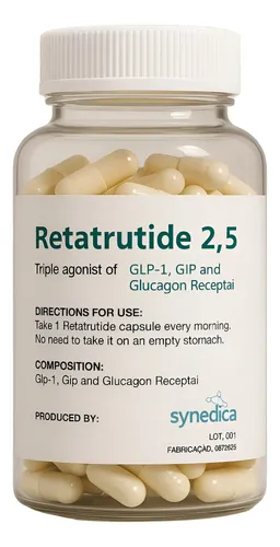 Godzilla Retratutide 2,5mg + Forte Que Monjaro Importado Glp