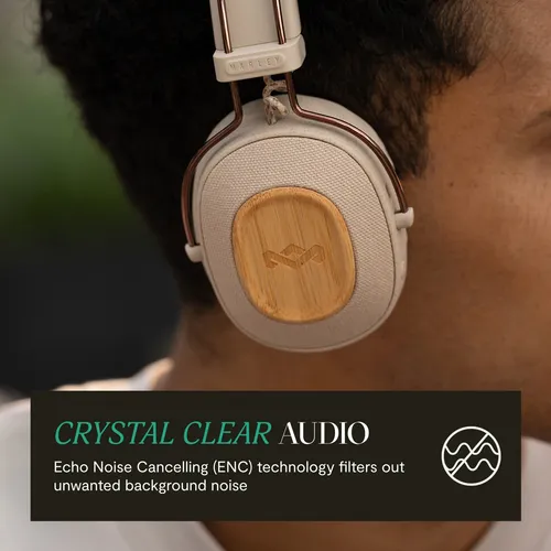 Audífonos Bluetooth Positive Vibration Riddim Cream Marley