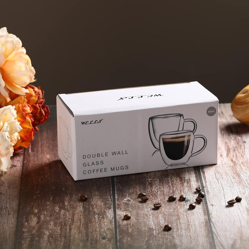 Juego De 2 Tazas De Espresso Con Asa, 74 Ml