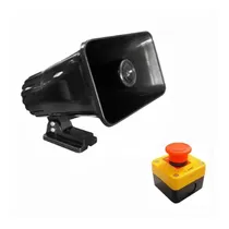 Comprar Kit Seguridad: Sirena 90 Watts 220 Vac + Pulsador Manual N