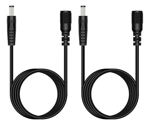 Fancasee Paquete De 2 Cables De Extensión De Alimentación Cc