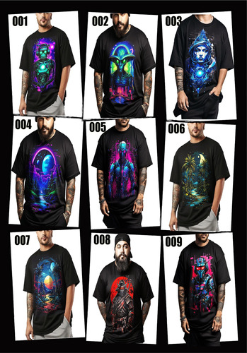 Camiseta T-shirt Estampada Algodon Gamer Colores - Catalogo