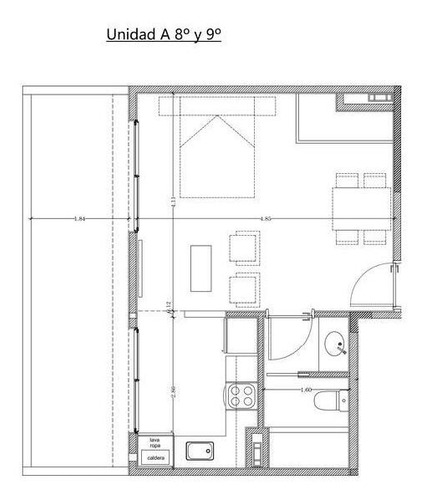 Departamento En Venta Colegiales 2 Ambientes