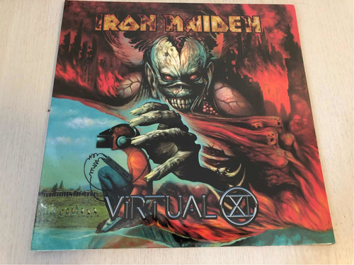 Iron Maiden Virtual Raro Lp Vinil Disco Colecao Maiden Heavy (Usado)