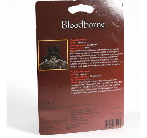 Mz Boneco De Pvc Bloodborne The Hunter, Brinquedo