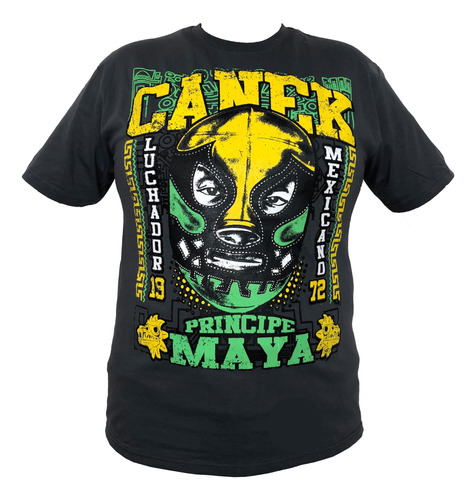 Playera Lucha Libre Canek Príncipe Maya