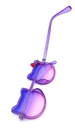 Gafas de sol para niños UV400 Cuddly Kitten Girl, color morado