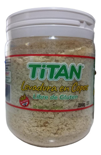 Levadura En Copos X 200grs Titan (libre De Gluten)